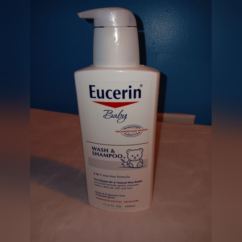 NWOT Eucerin Baby Wash & Shampoo 13.5oz